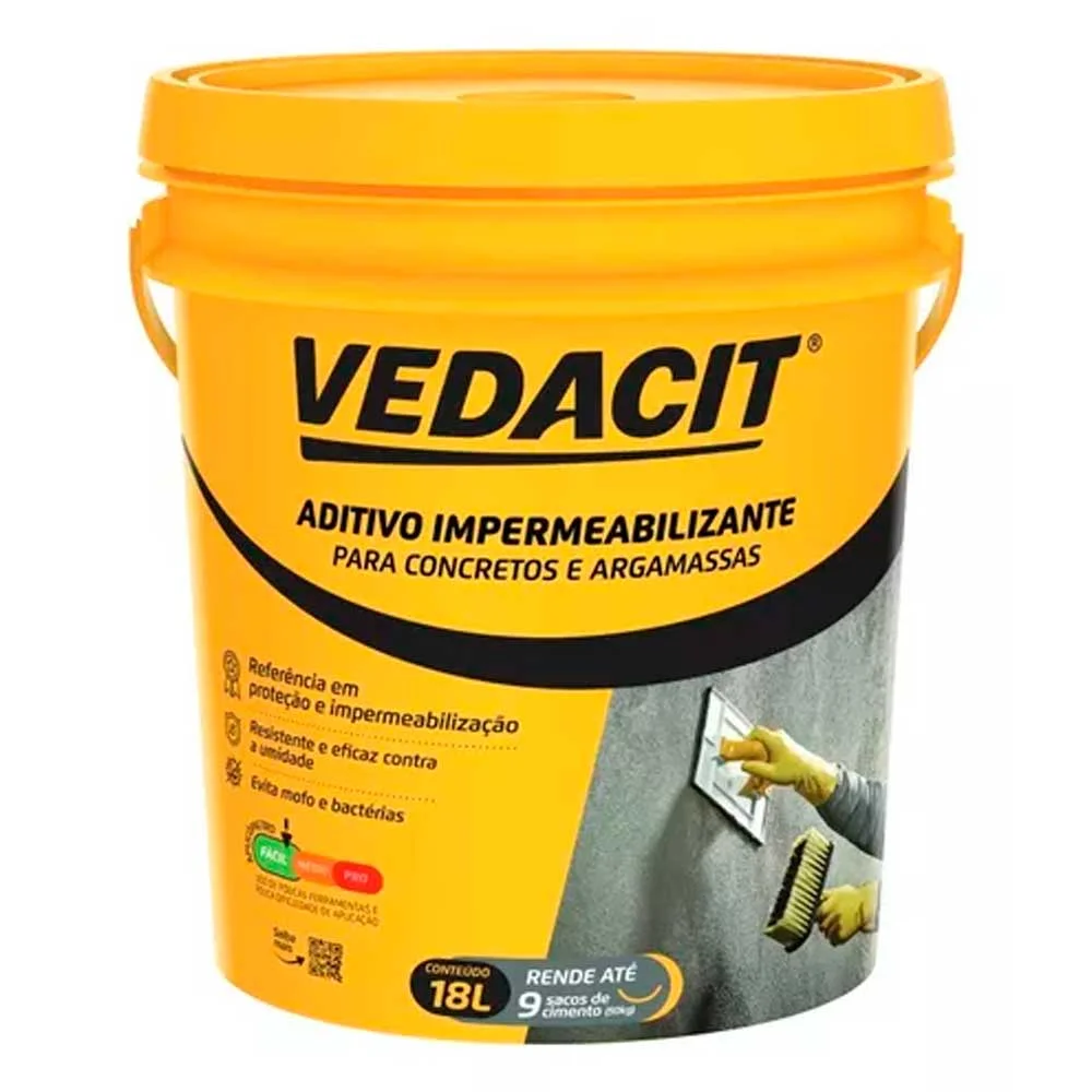 Vedacit 18kg Balde Otto Baumgart